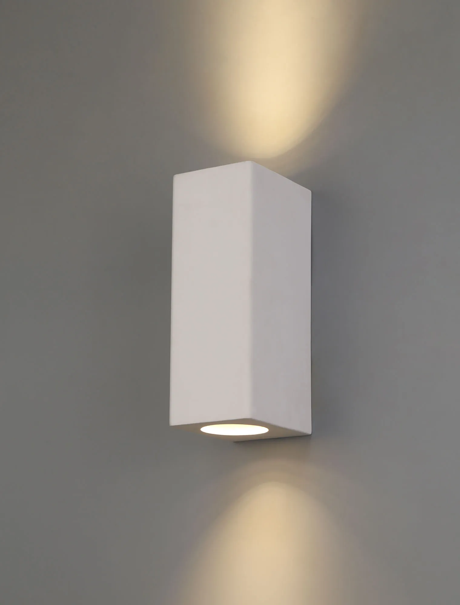 Alina Plaster Lights Deco Flush Wall Lights